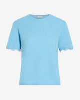 Dailey Cashmere Top with Lace