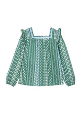Adams Top - Fairfield Forest Stripe