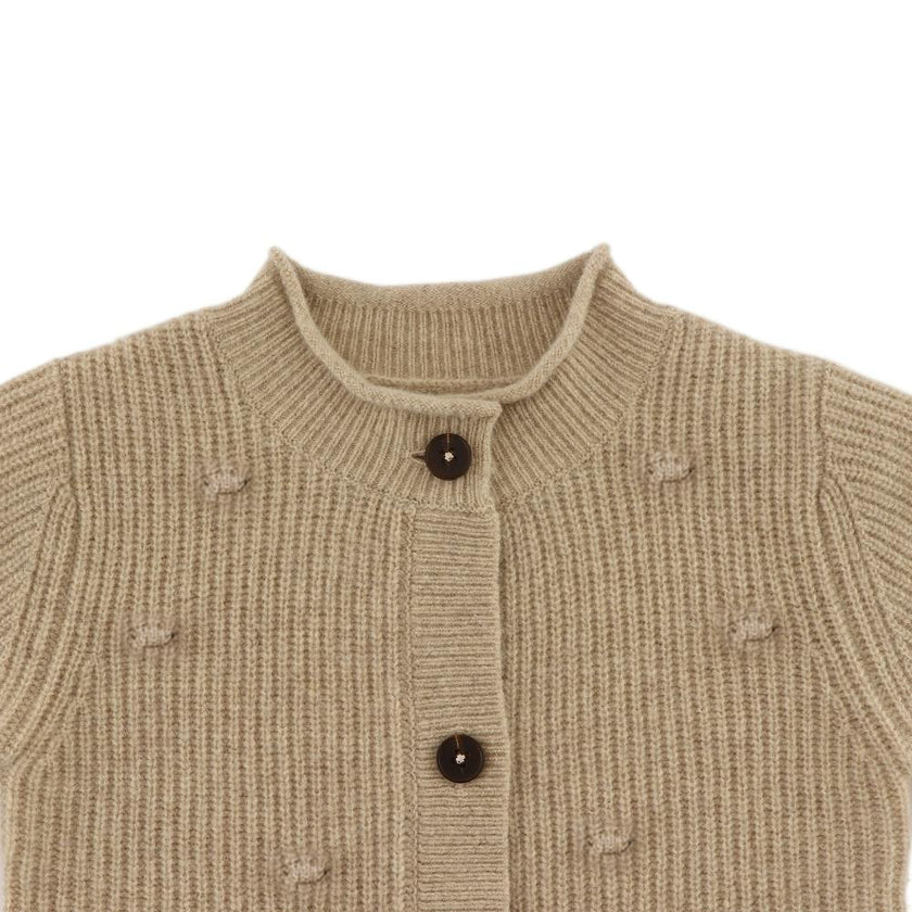 Marloes Merino Wool Cardigan | Biscotti Melange