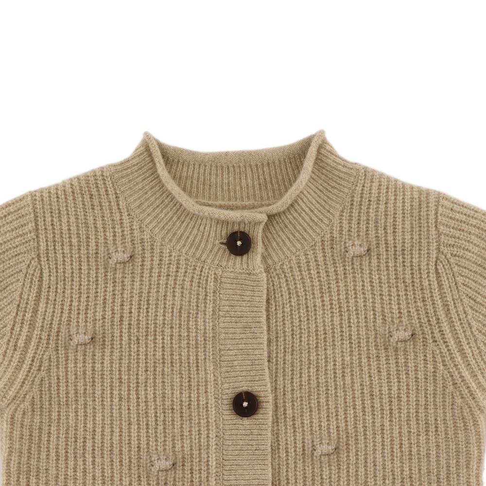 Marloes Merino Wool Cardigan | Biscotti Melange