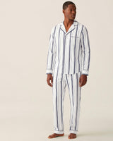 Men's Poplin Pajama Set in Parlor Stripe