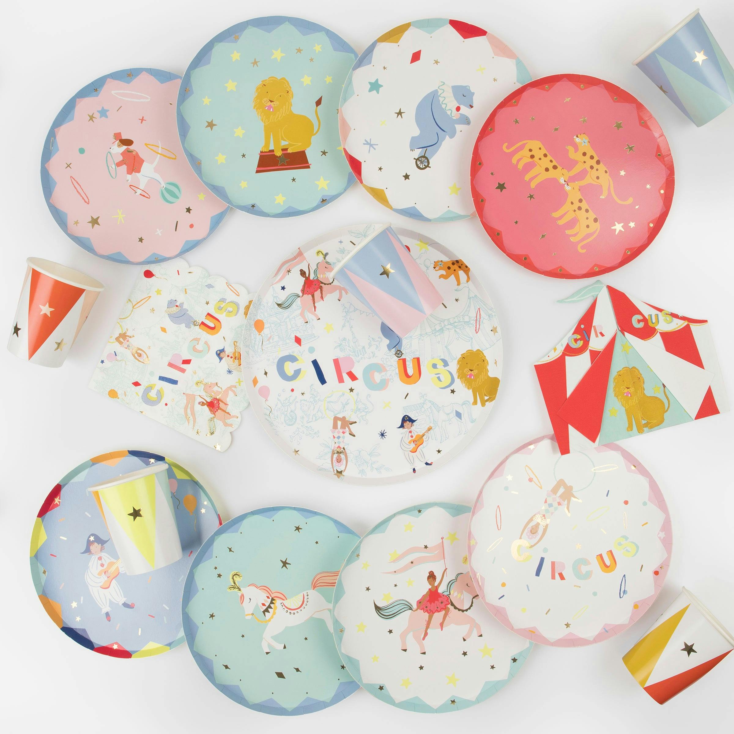Circus Shaped Big Top Napkins
