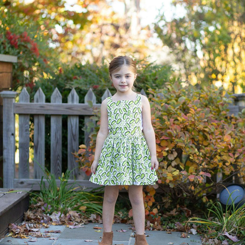 Pinafore Dress in Pickles