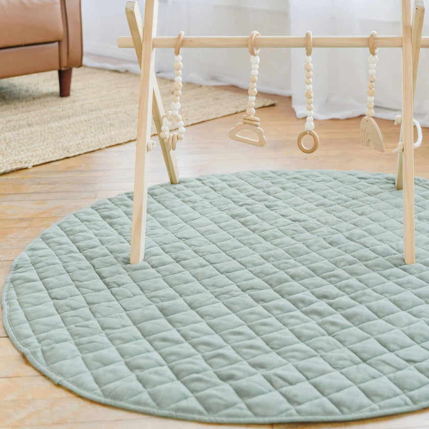 Linen Round Play Mat