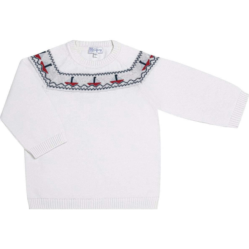 Sailboat Knit Cardigan