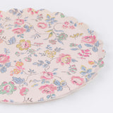 Pink Chintz Dinner Plates