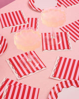Candy Stripe Napkins - 25 paper napkins