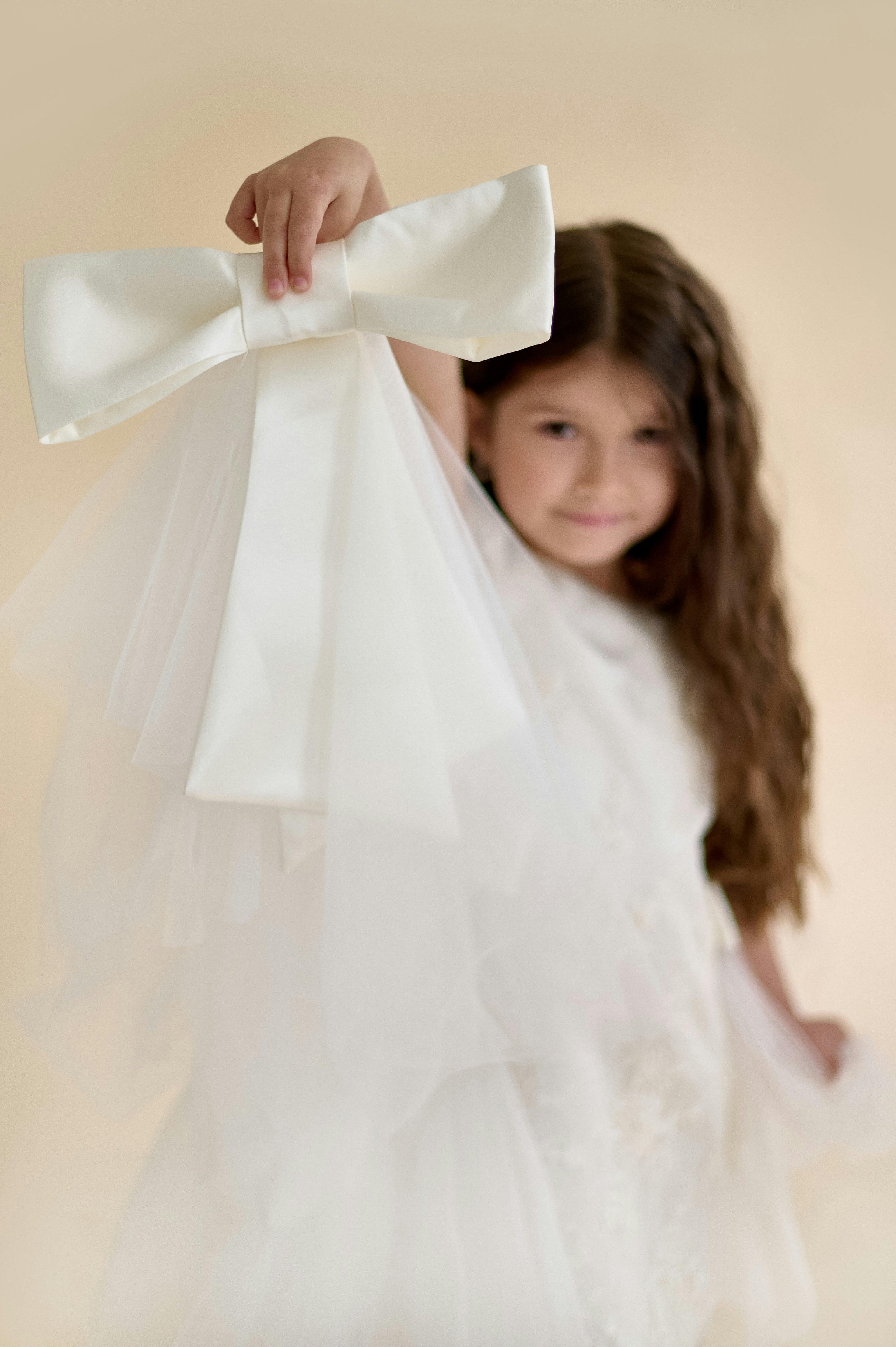 Premium French Lace Haute Couture White Dress