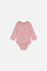 Three Pack Organic Cotton Onesie Purple Hedgehog Print