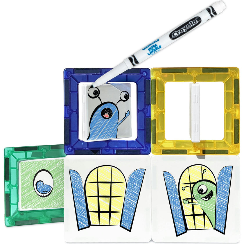Crayola Doodle Magentic Tiles 24-Piece Set
