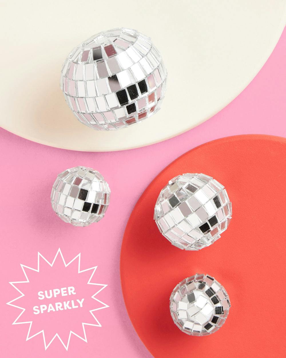 Hoedown Disco Topper - mirrored cake topper set