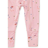 Footed Baby Romper, Pink