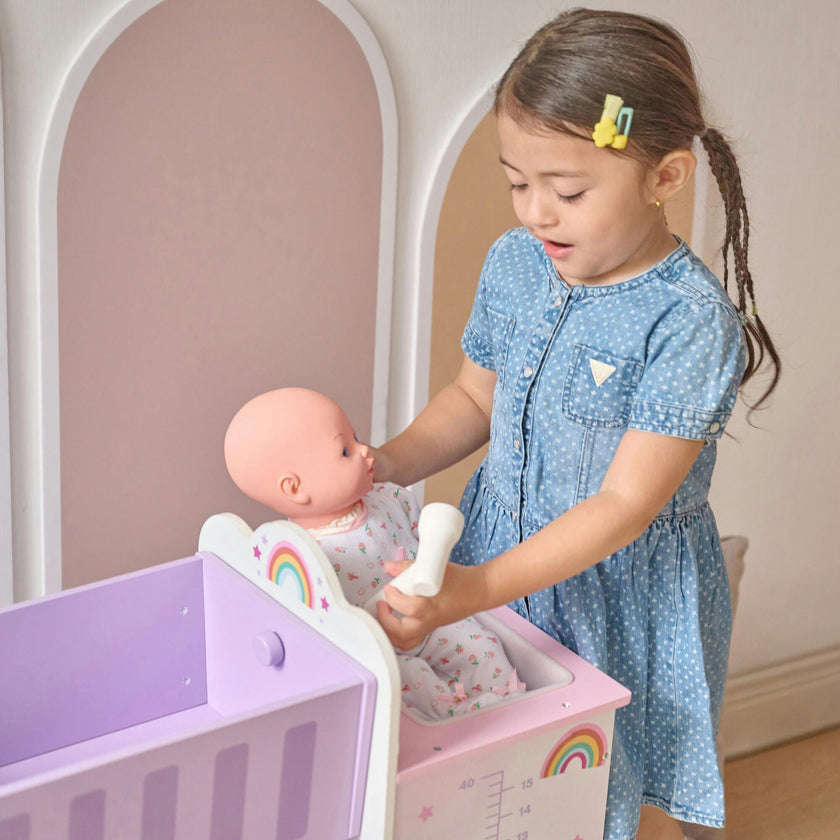Olivia's Little World Wood Doll Nursery with Cradle