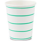 Clover Frenchie Striped 9 oz Cups