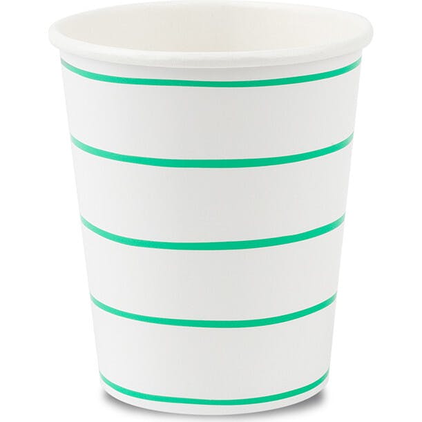 Clover Frenchie Striped 9 oz Cups