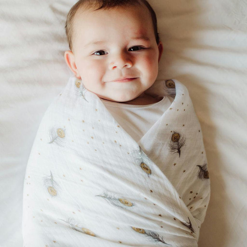 Organic Cotton Muslin Swaddle