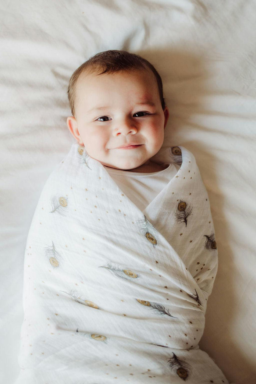 Organic Cotton Muslin Swaddle