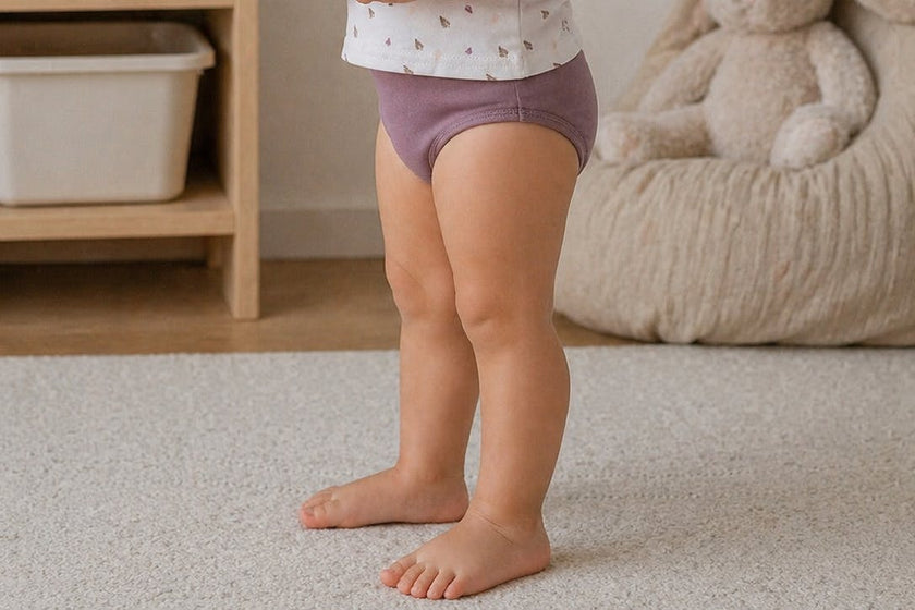 Girls Panty 3pc Set Mauve