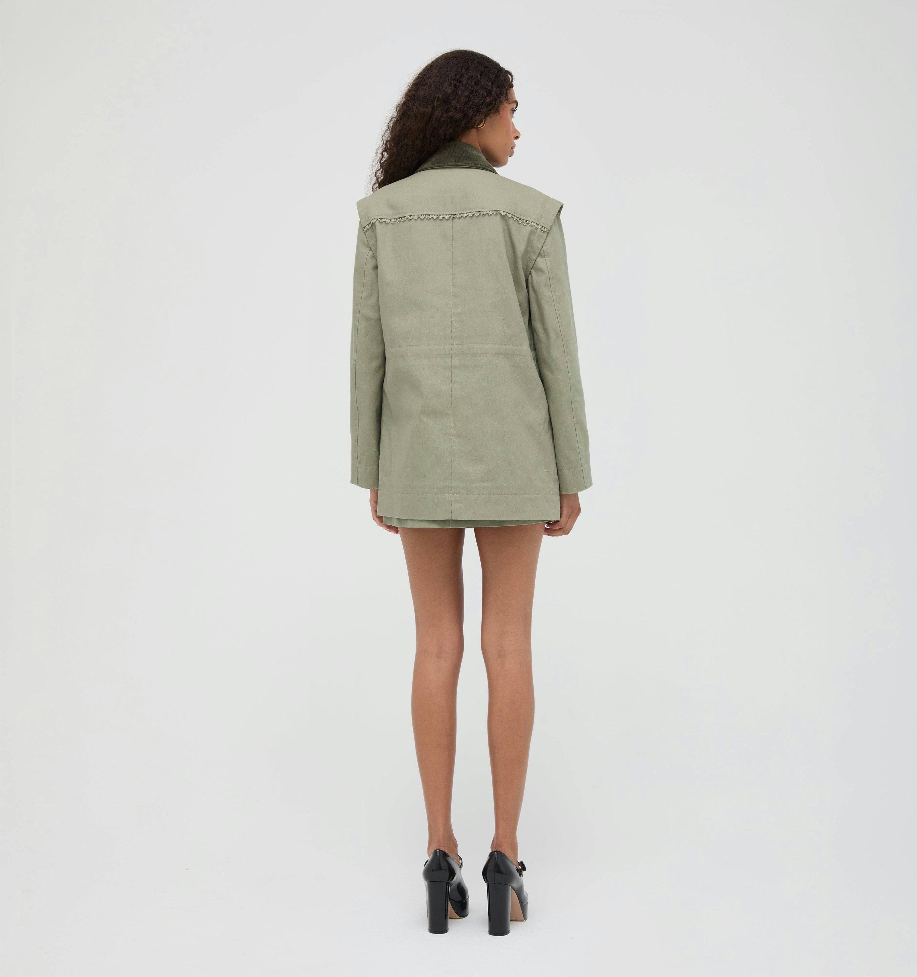 The Gillian Jacket -  English Sage