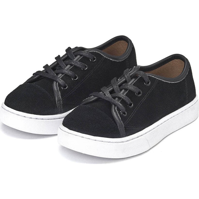 Robby Suede Flat Sole Lace-Up Sneakers