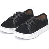 Robby Suede Flat Sole Lace-Up Sneakers