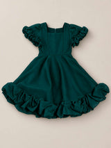 Mini Kendy Dress in Emerald