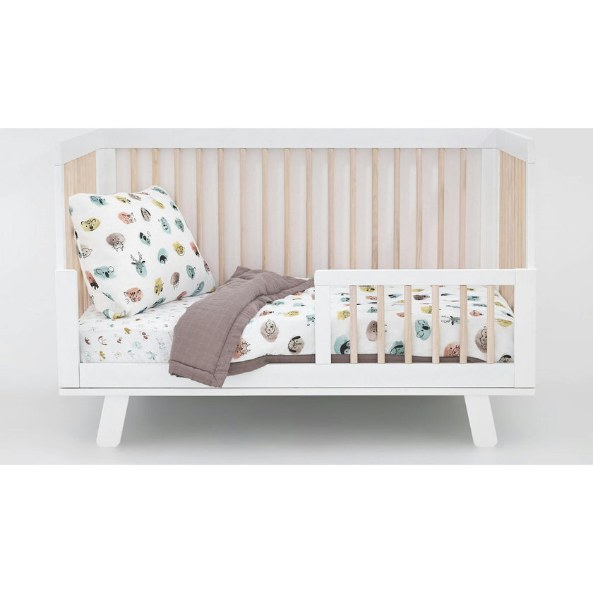 Cotton Muslin Toddler Bedding 3 Piece Set - Watercolor Critters