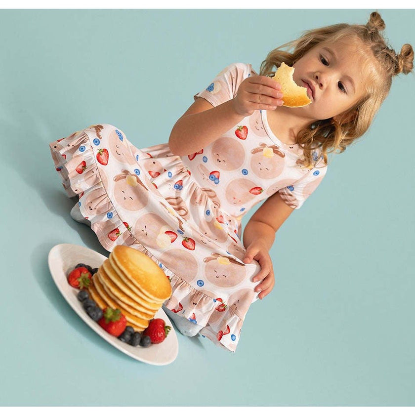 Pancakes Ruffled Twirl Dress