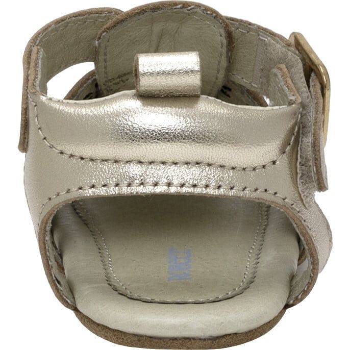 Fleur Gold Leather Sandal