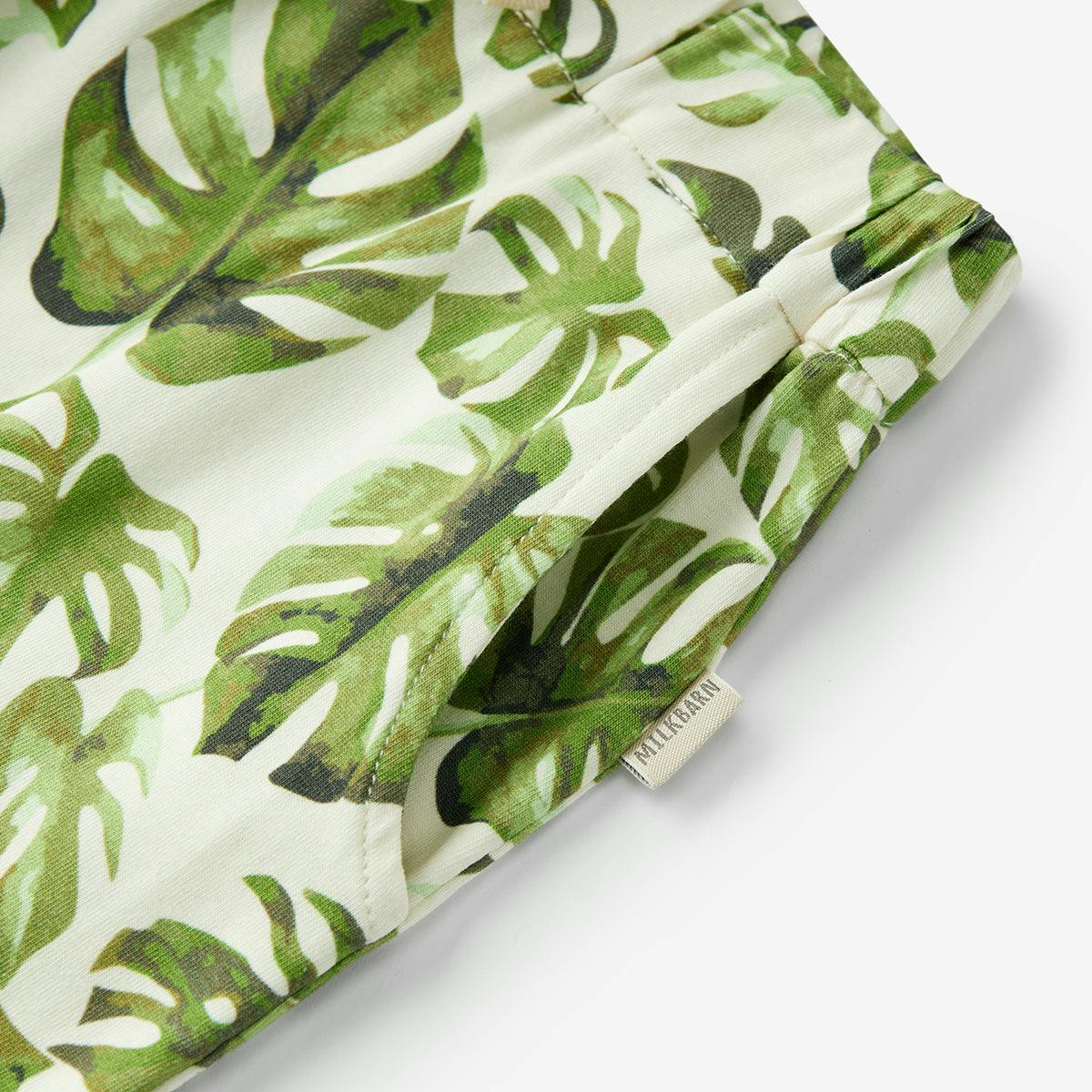 Island Leaf Cotton Stretch Jogger Pants