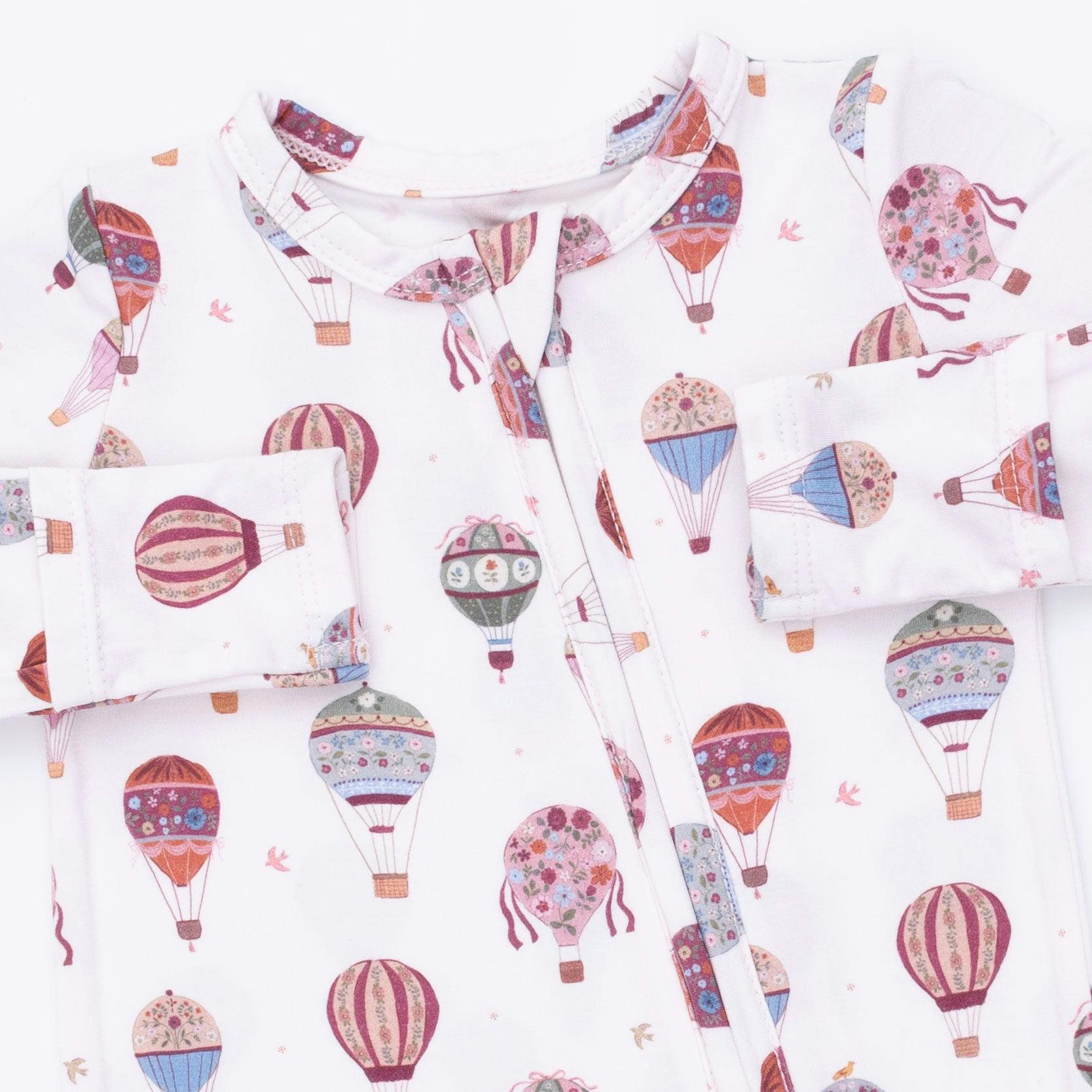 Hot Air Balloon - 2 Way Zipper Footie