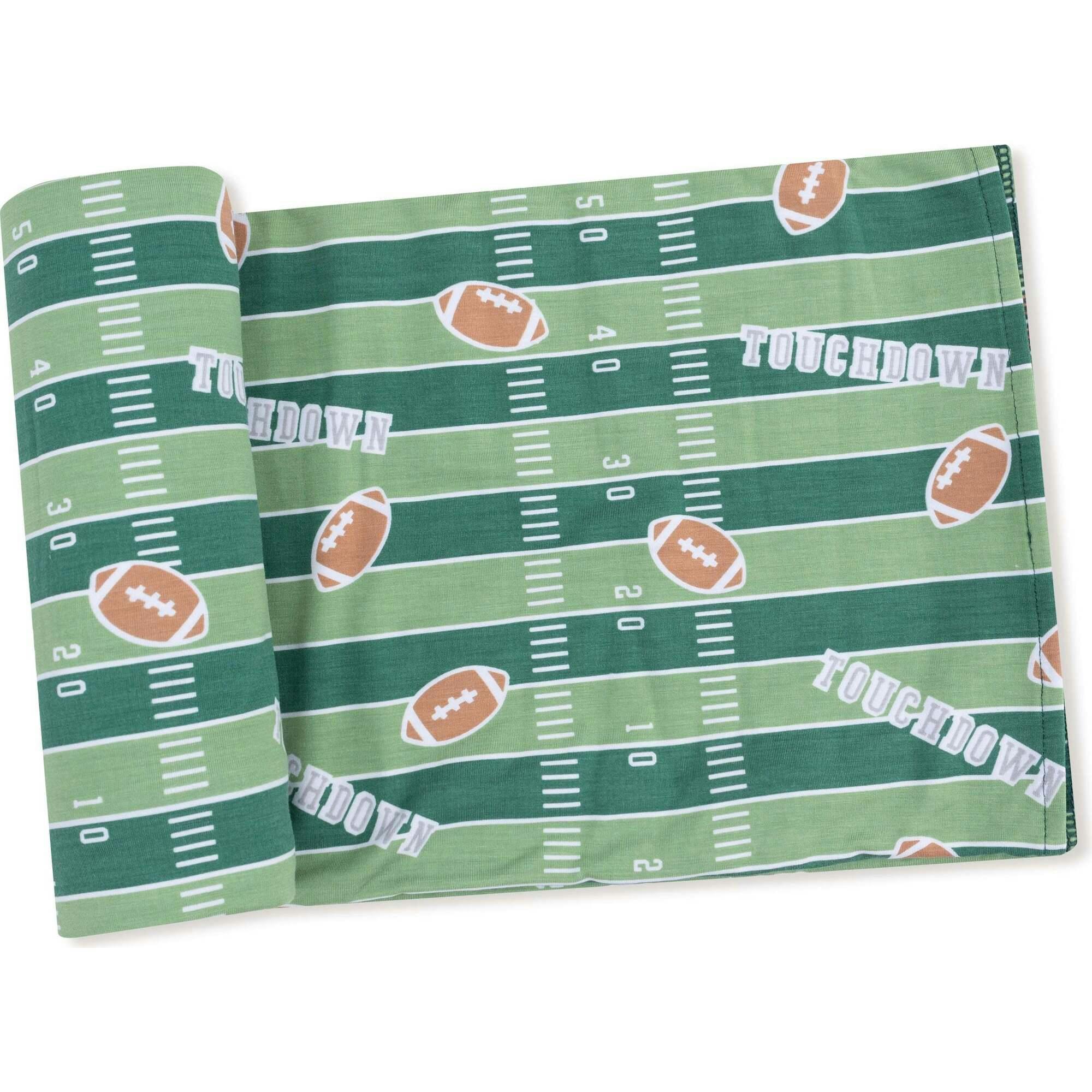 Football Field - Glow in the Dark - Swaddle Blanket