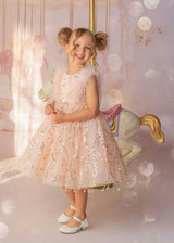 Sparkly Feather Fairy Tulle Dress