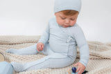 Embossed Diamond Wrap Onesie Pink