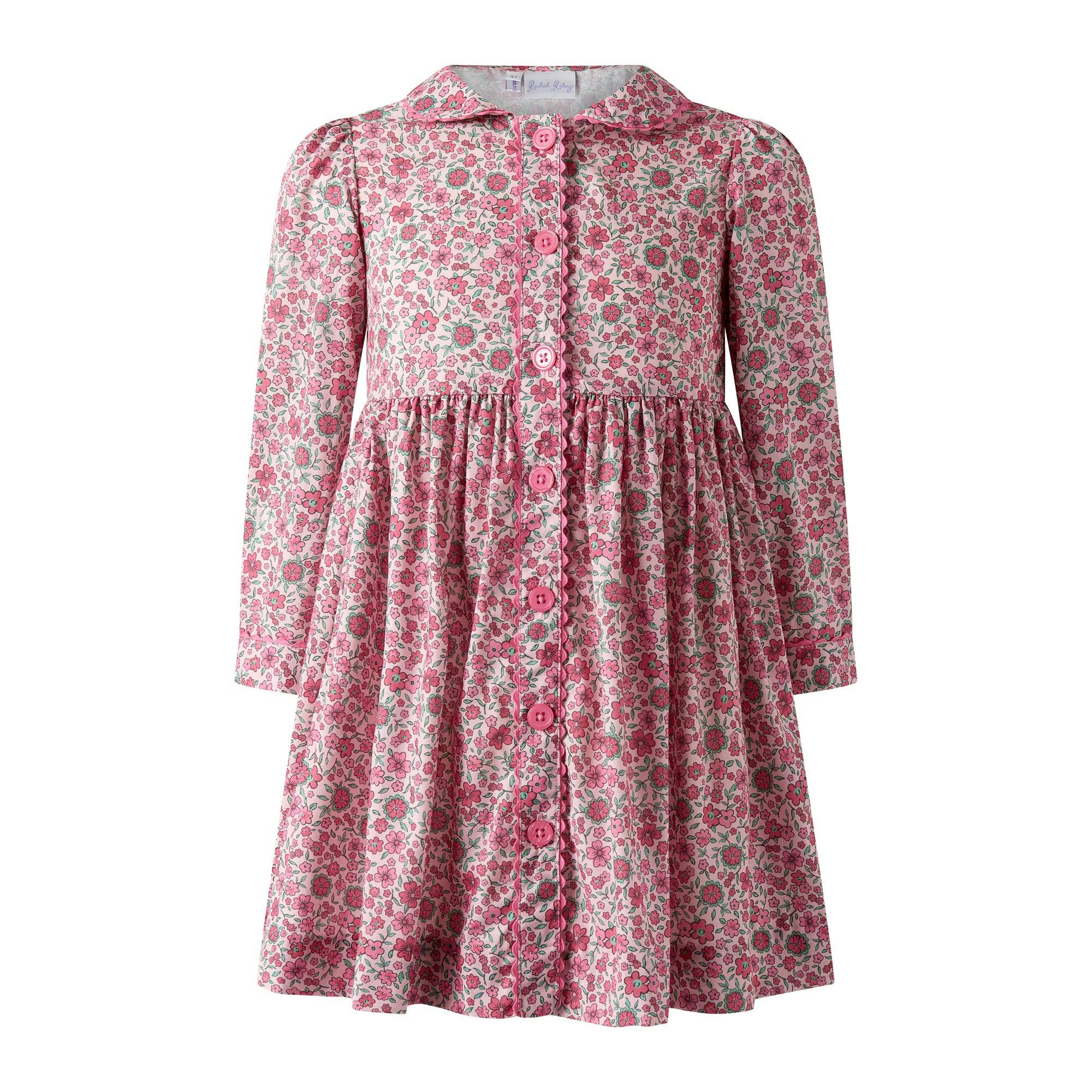 Cosmos Button-Front Dress