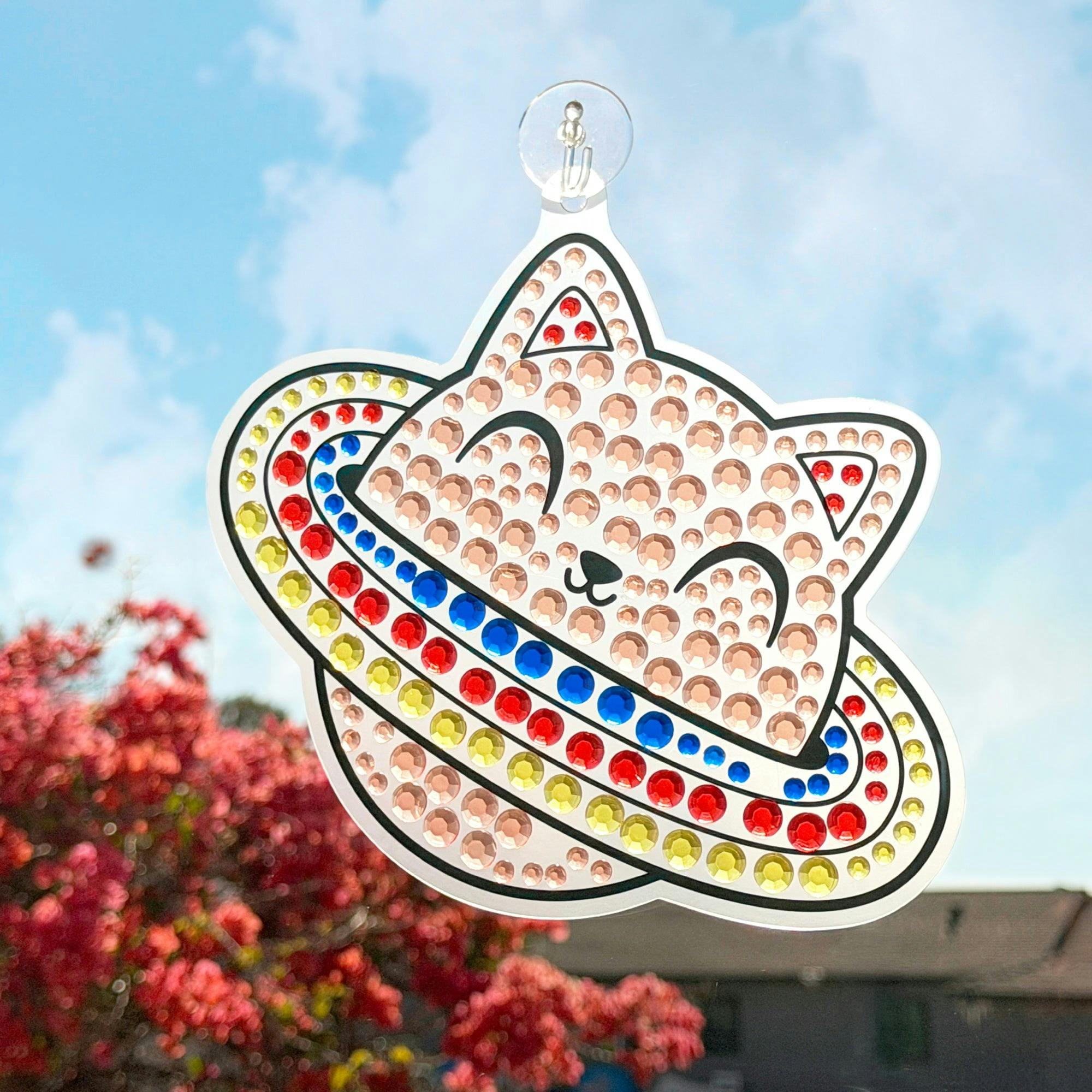 Sun Sparkles Gem Suncatcher Kit - Cosmic Fun - 4 Designs