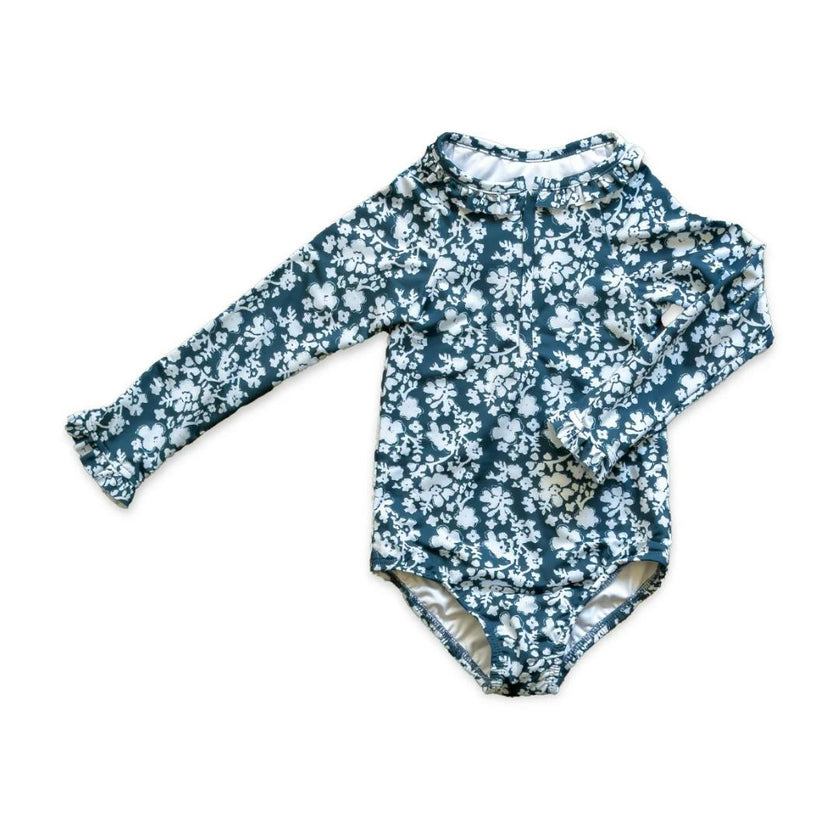 Jane Suit | Longsleeve Rashguard | Blockflower in Midnight