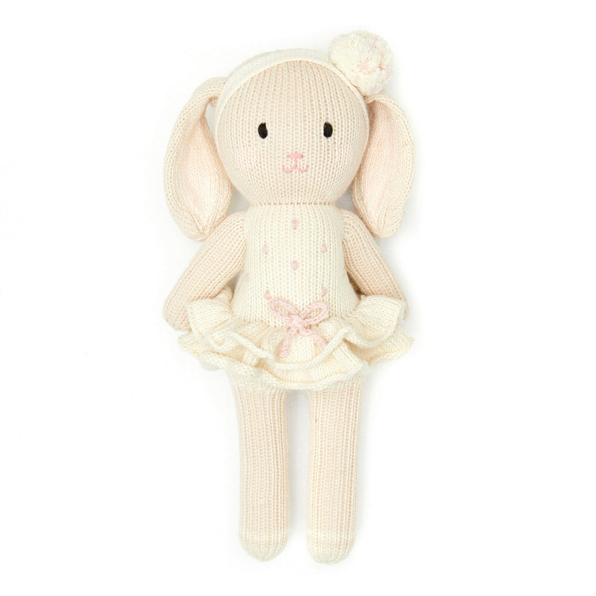 Ballerina bunny 11" - Natural & pink