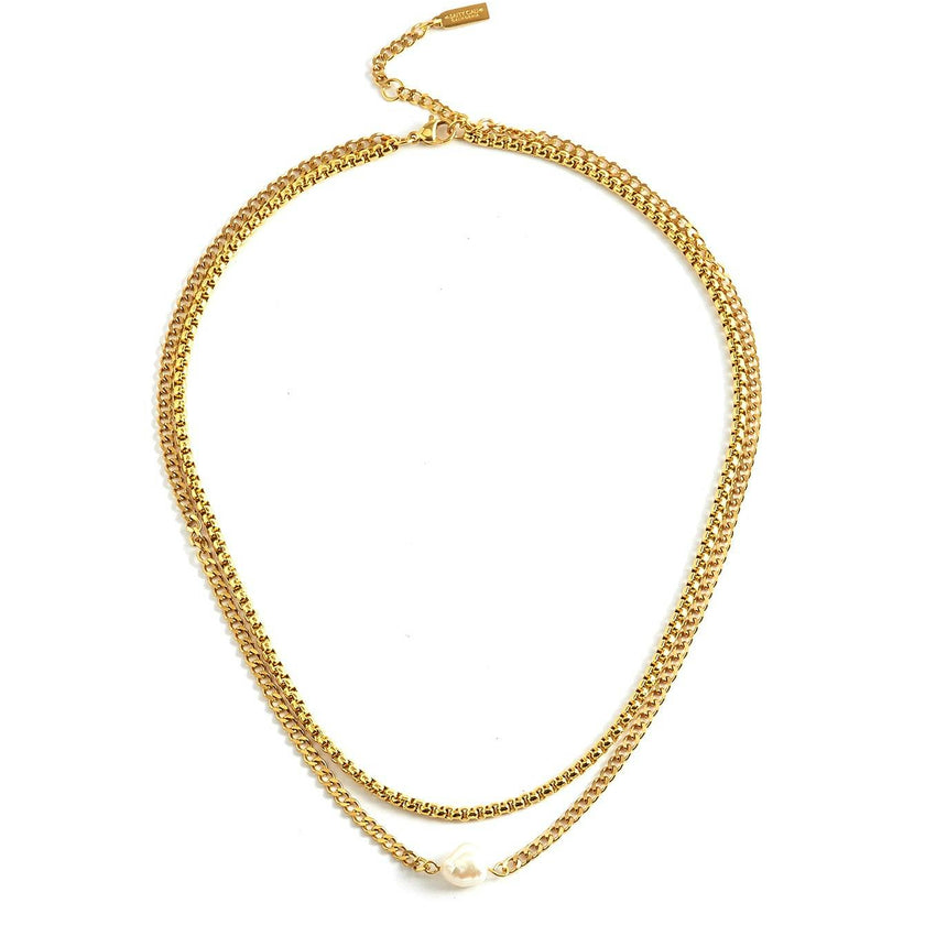 Layered Pearl Necklace