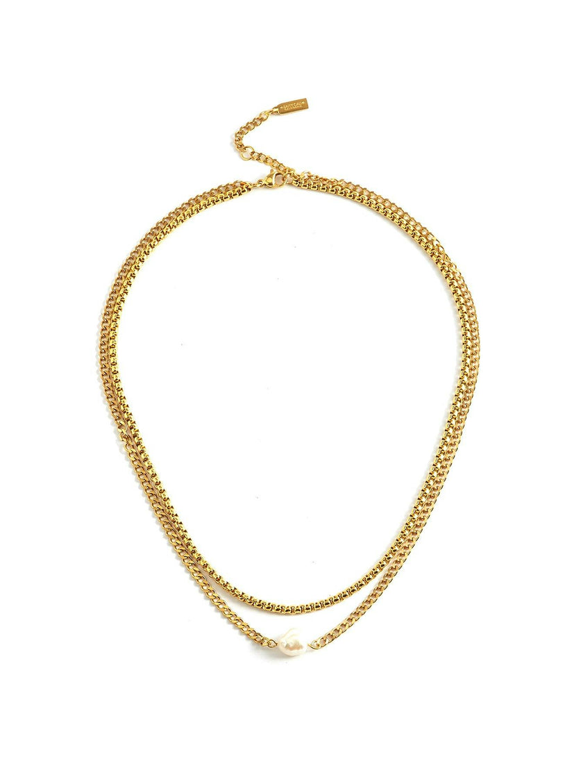Layered Pearl Necklace
