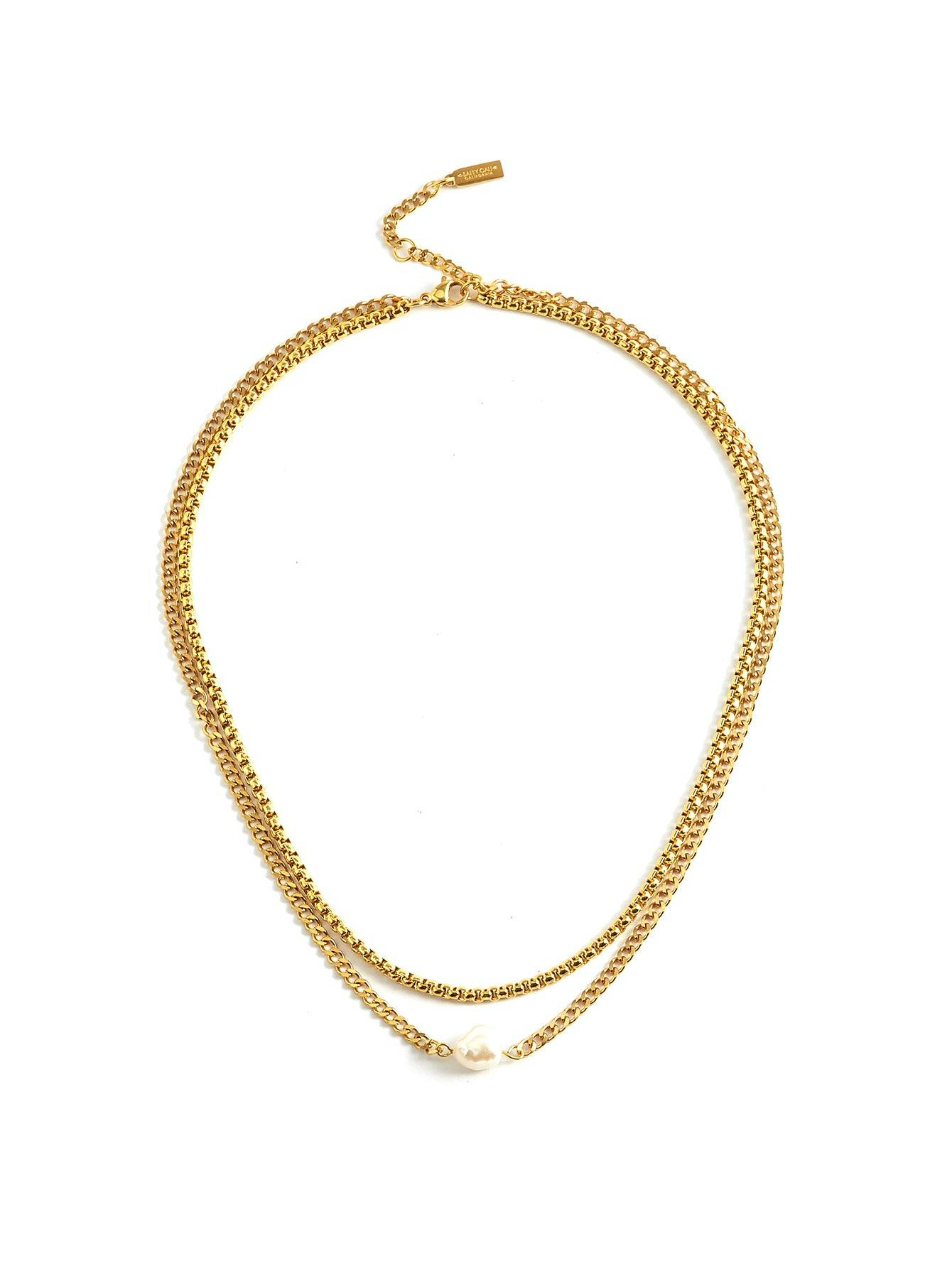 Layered Pearl Necklace