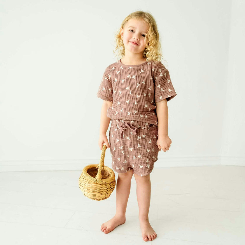 Organic Top and Shorts 2 Piece Set
