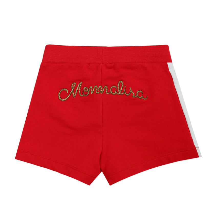 Red Fleece Shorts