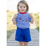 Knit Short Set With Sailboats
