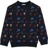 Girls Super Bubble Ribbed Crew Neck Sweater Top