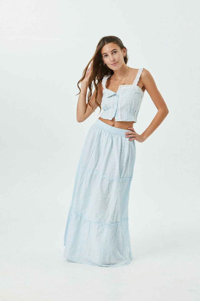 Bella Pastel Blue Heart Maxi