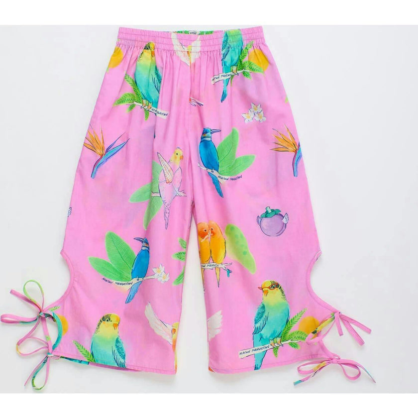 BIRDS PANTS PINK