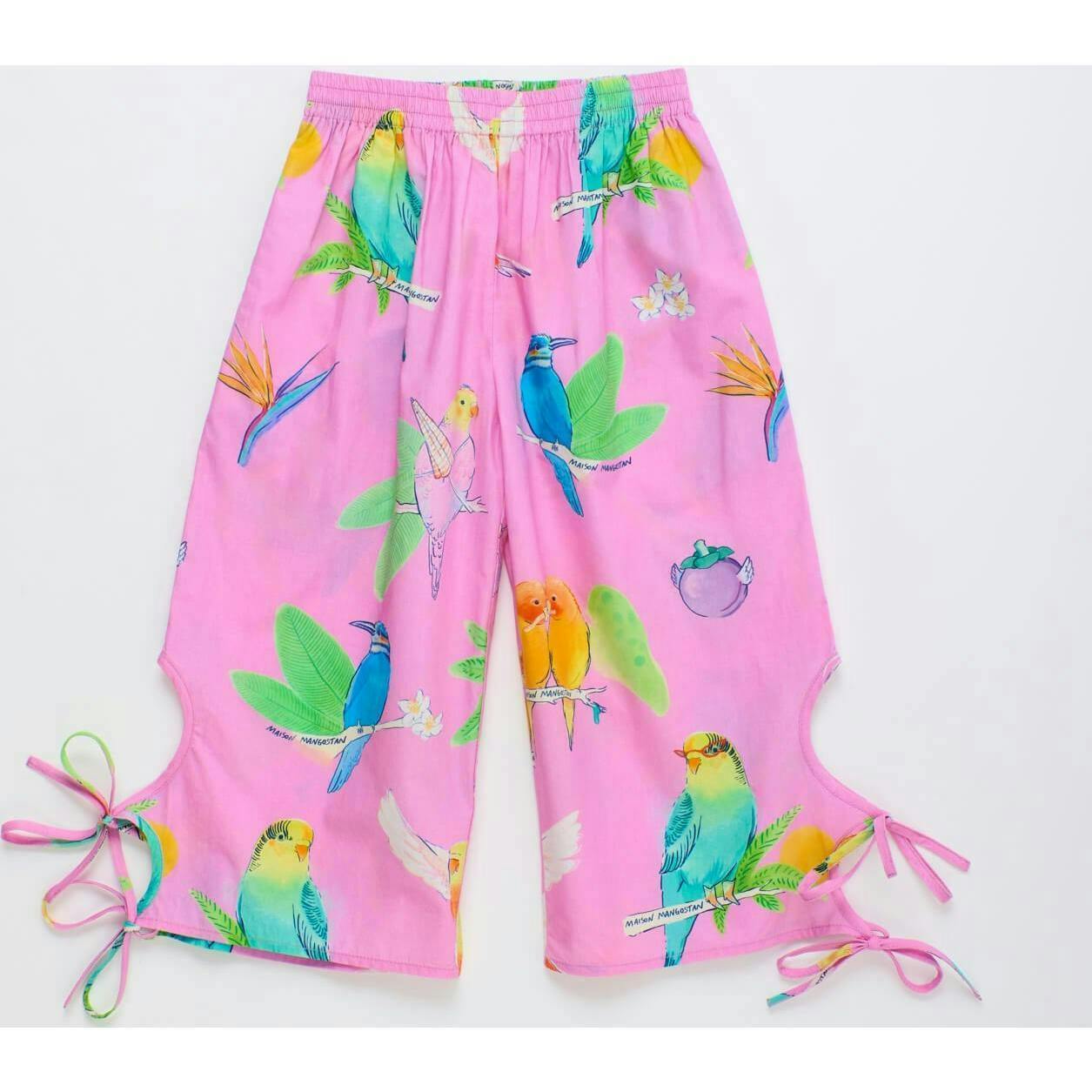 BIRDS PANTS PINK