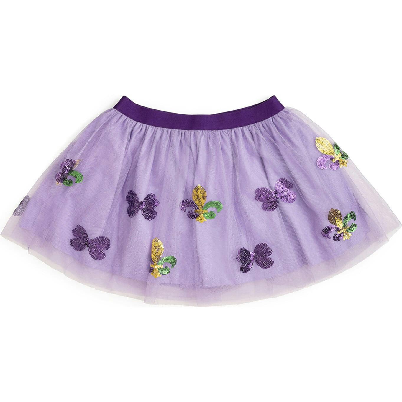 Fleur De Lis Sequin Mardi Gras Tutu