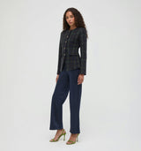 The Warby Coat -  Navy Tartan